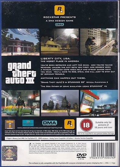 Grand Theft Auto III - PS2 (B Grade) (Genbrug)